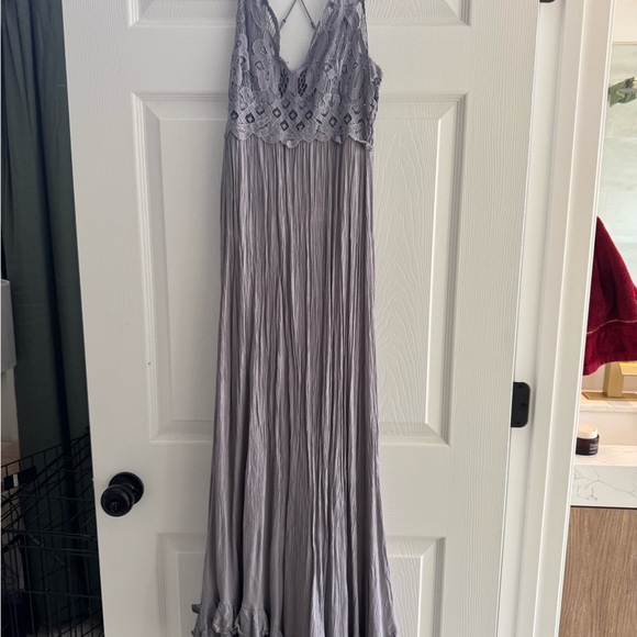 Free People Dresses & Skirts - Free People Lavender Lace Maxi Dress